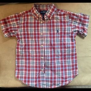 An original Ralph Lauren short sleeve boys 5 shirt